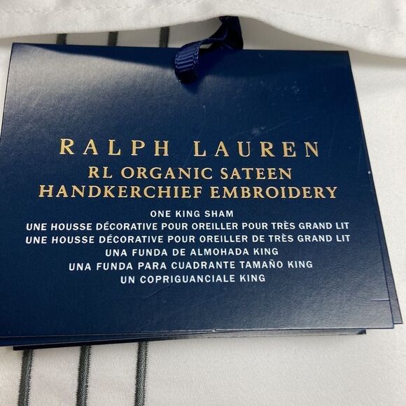 Ralph Lauren Organic
Handkerchief Sham, King - Picture 4 of 4